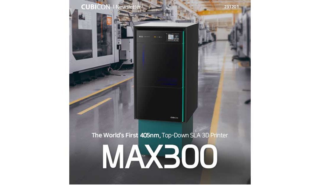 The World’s First 355nm, Top-Down SLA 3D Printer, MAX300